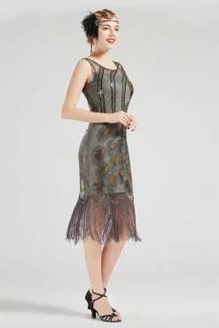 Promo 😀 BABEYOND Glitter Sequin Peacock Scoop Neck 👗 Dress 🤩 -1920's Shop 6 2 3ea5034c c552 49e5 84fe 45be95a9eef4 1 scaled
