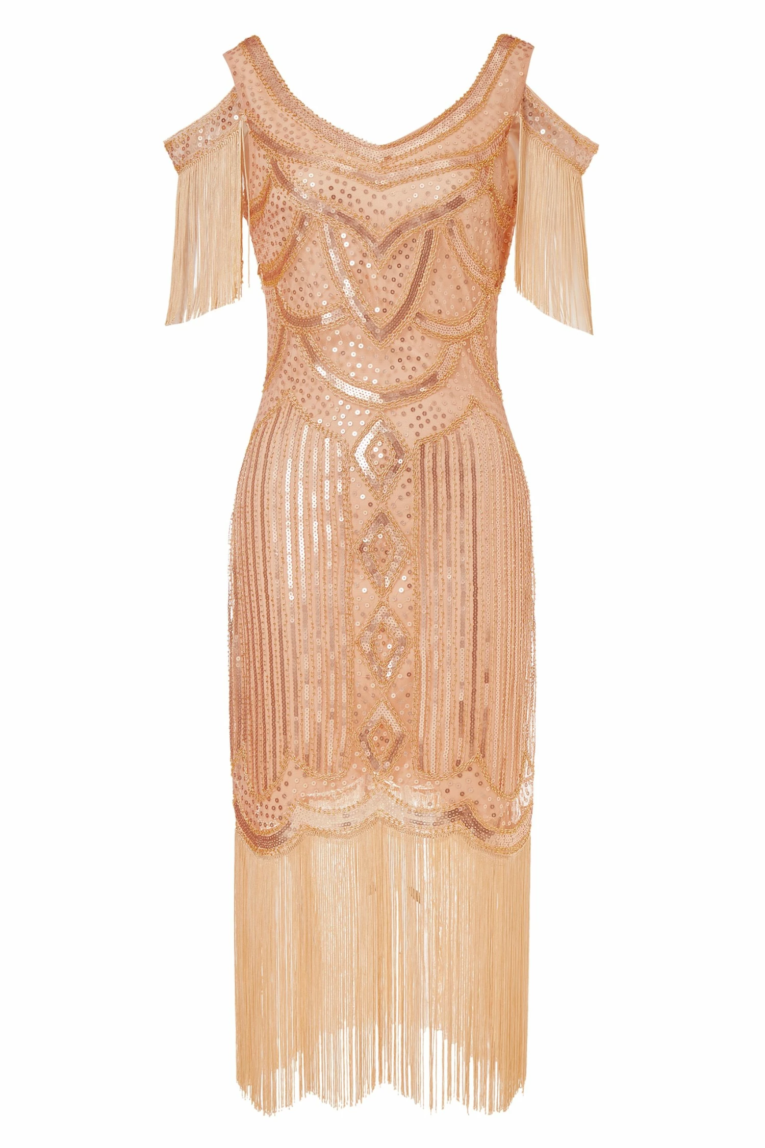 Deals 🥰 BABEYOND Beaded Off Shoulder Flapper 👗 Dress ✨ 6 Deals 🥰 BABEYOND Beaded Off Shoulder Flapper 👗 Dress ✨ - Image 6